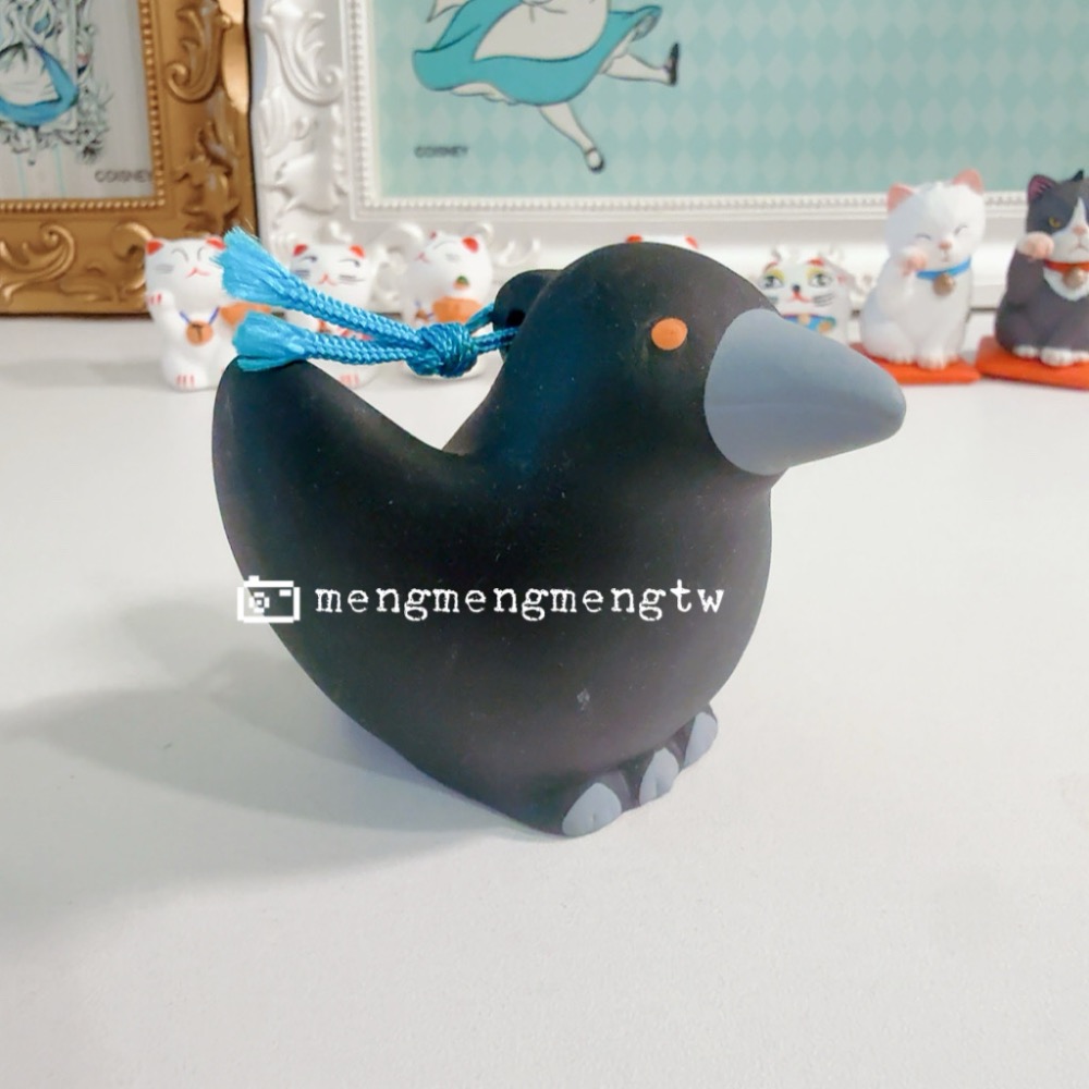 二手出清 賀茂御祖神社 下鴨神社 魔除 招福 八咫鳥土鈴 烏鴉 鈴鐺-細節圖4