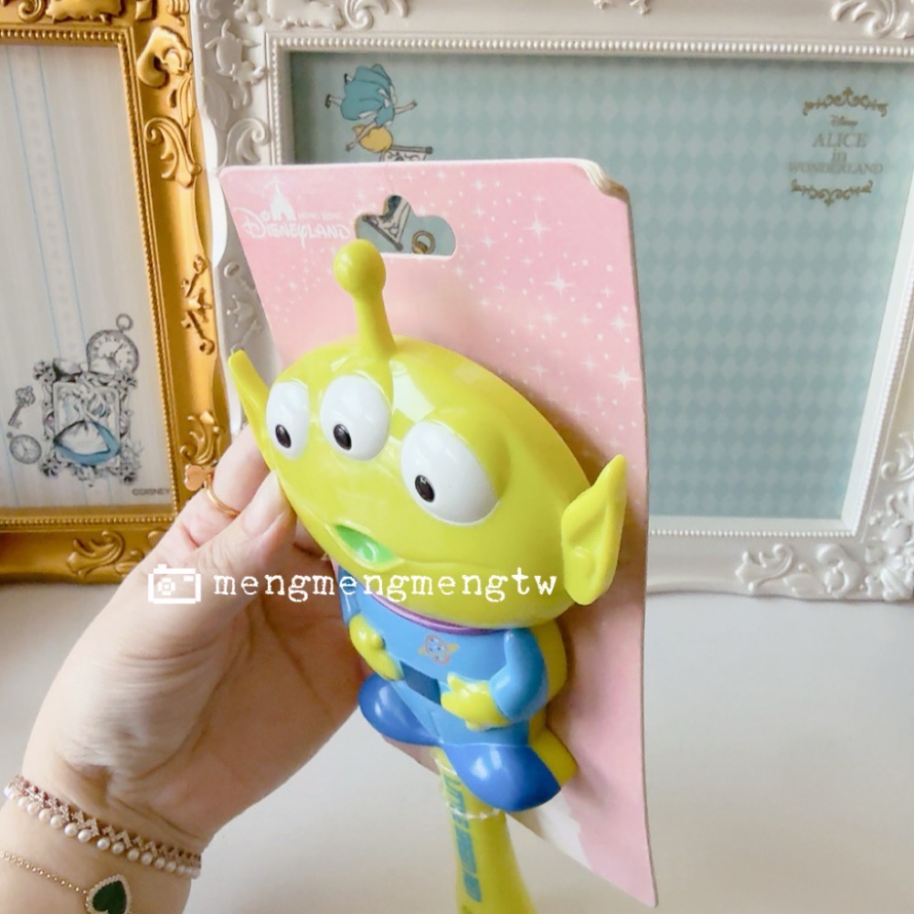 收藏出清 全新未使用 Disney 迪士尼 皮克斯 正版 三眼怪造型 氣墊梳 玩具總動員-細節圖2