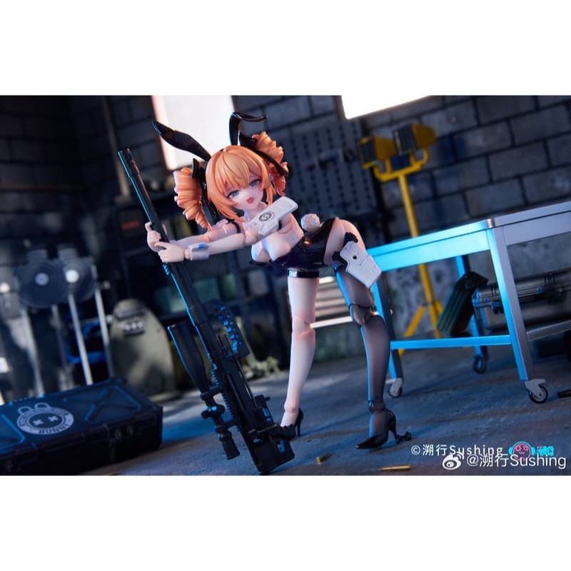 頑瘋樂.現貨∥溯行 Sushing 1/12 兔子快速反應小隊 狙擊手 蕾奧妮 特典 可動 人偶-細節圖3