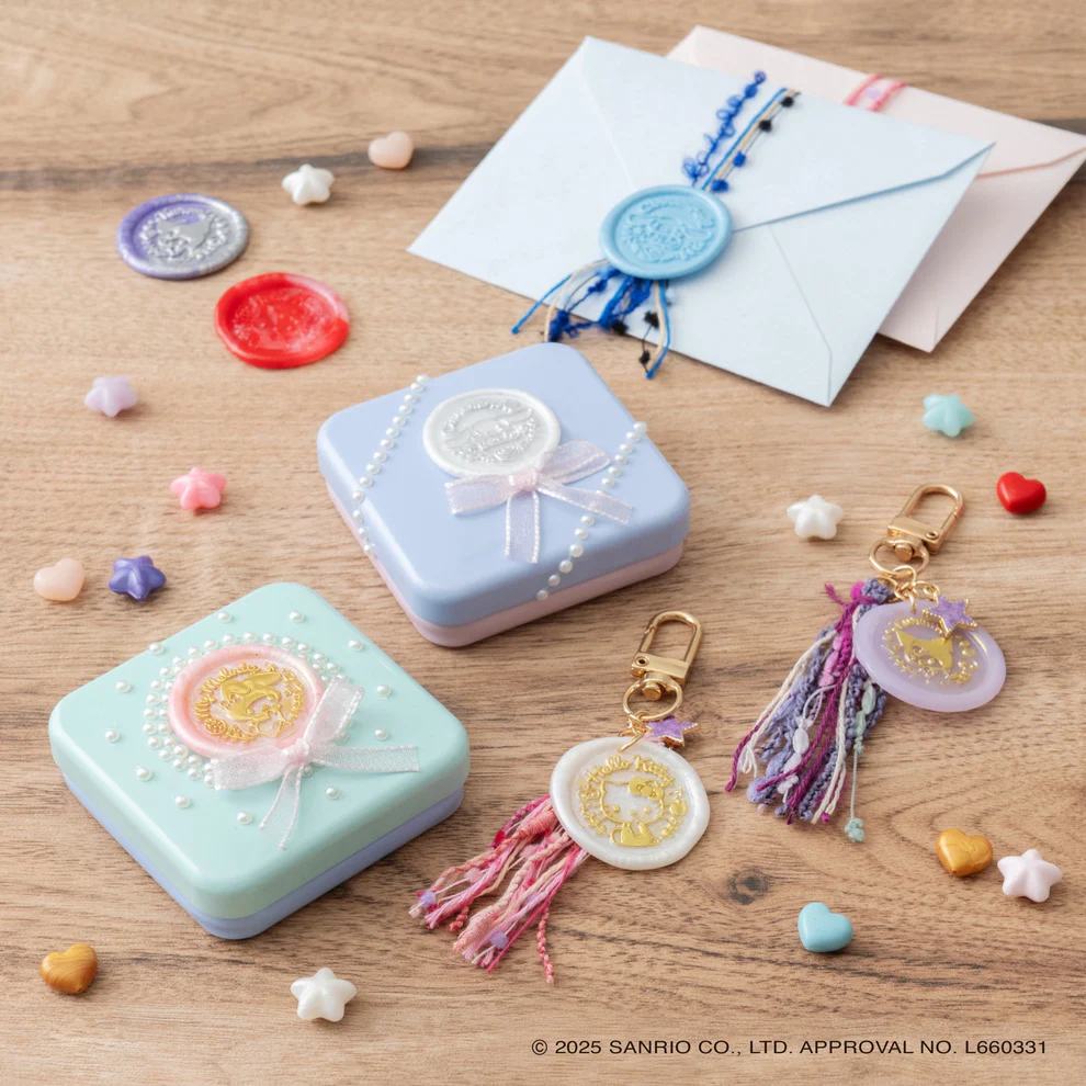 頑瘋樂.現貨︱Beverly 三麗鷗 酷洛米 大耳狗 封蠟章組 信封 手作 DIY-細節圖2