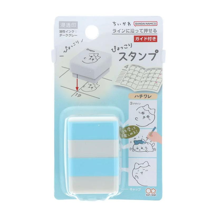 頑瘋樂.現貨︱SUN-STAR 吉伊卡哇 PIKKORI 三層連續印章 吉伊卡哇 烏薩奇 小八貓 小桃 連續章-規格圖1