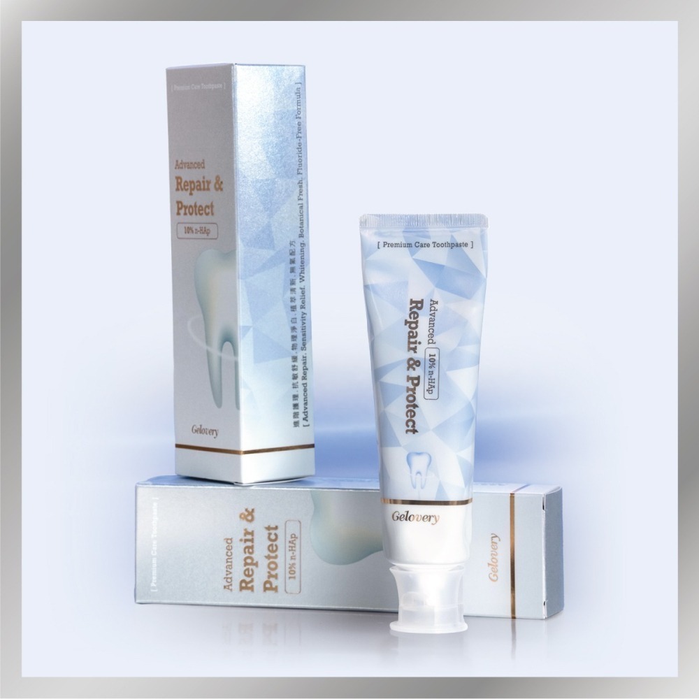 【現貨】Gelovery n-HAP 10%頂級護理牙膏 100g（無氟）EXP：2029.08.03-細節圖2