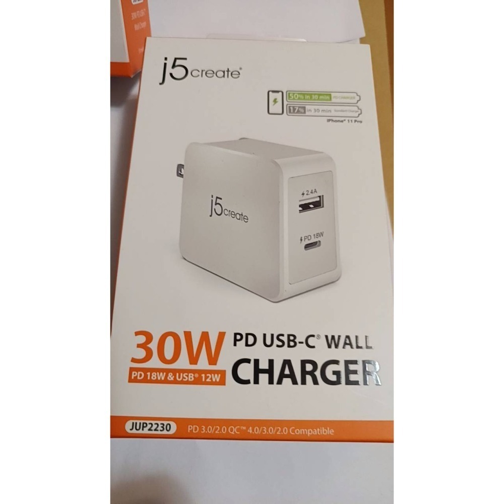 每1條出售 : j5create  型號 : JUP2230 2-Port USB  PD3.0+QC4.0-細節圖2