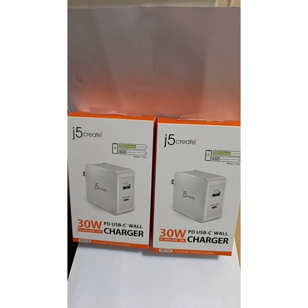j5create  型號 : JUP2230 2-Port USB  PD3.0+QC4.0 智慧型快速充電器 雙USB-規格圖3