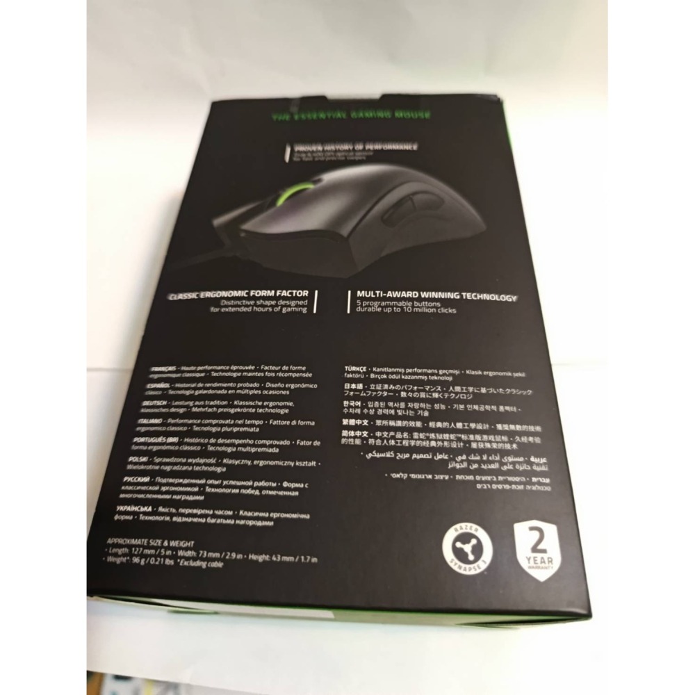 RAZER 雷蛇 DeathAdder Essential 有線滑鼠-細節圖2