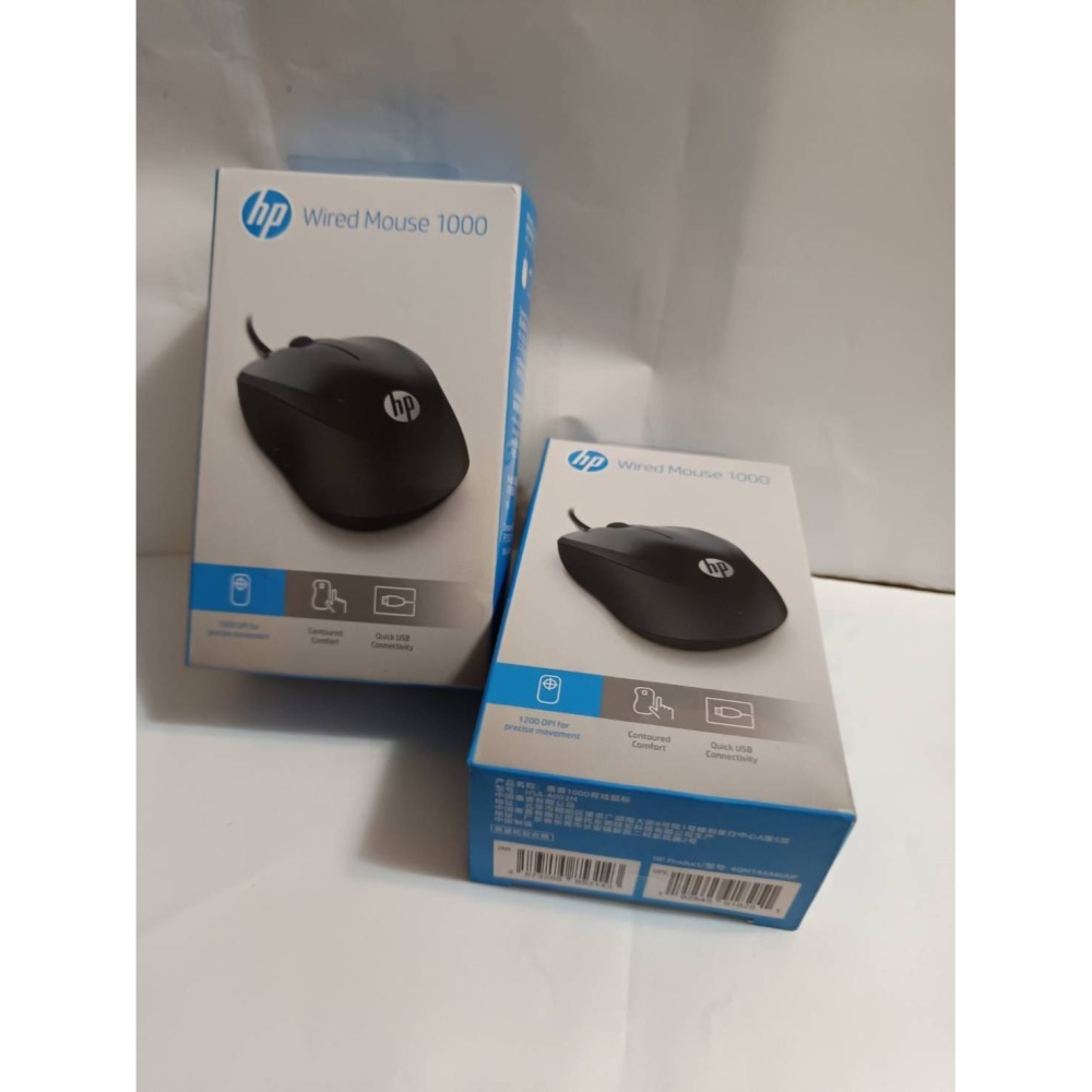 每1條出售 : 全新 Hp 惠普 wired mouse 1000 有線滑鼠-細節圖3