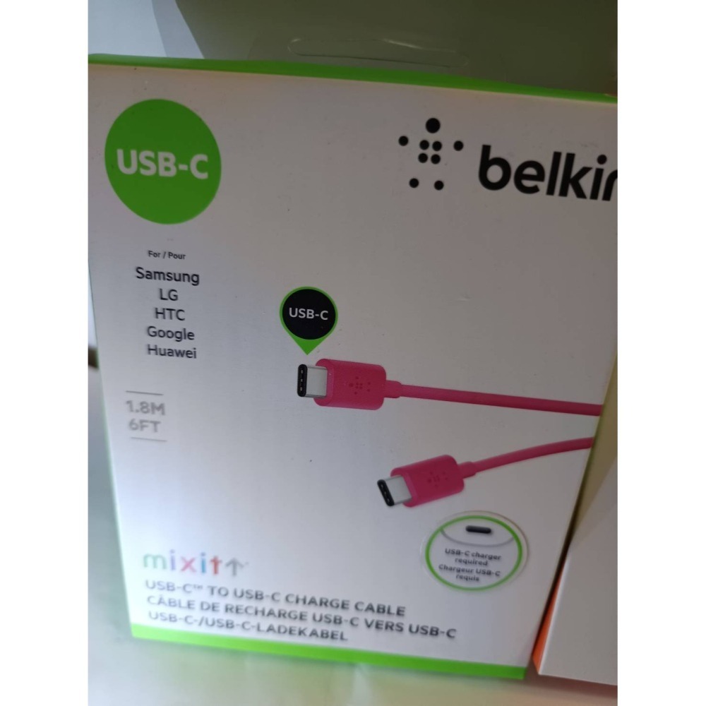 全新:  YING XU  mini PD 20W 電源供應器 Belkin  MIXIT↑ USB-C 轉 USB-C-細節圖2