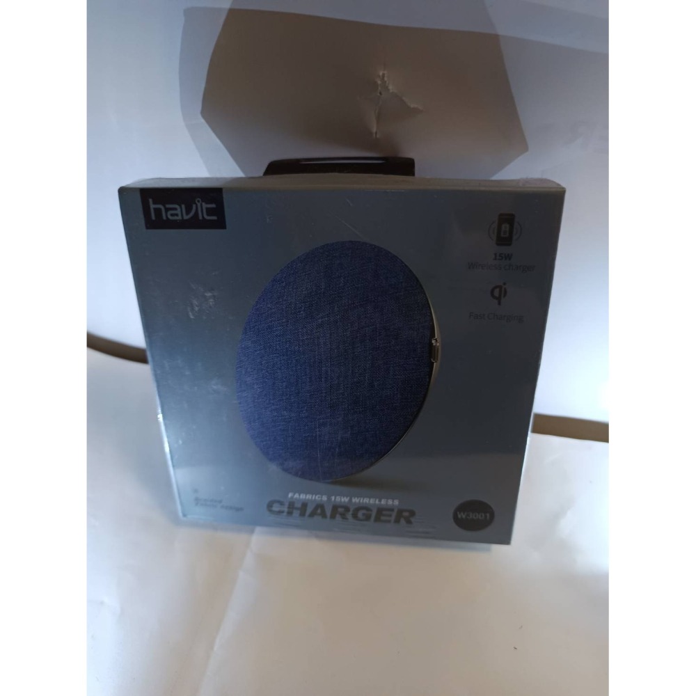 Havit 海威特 Qi智能辨識15W快充無限充電盤~W3001丹寧藍-細節圖2