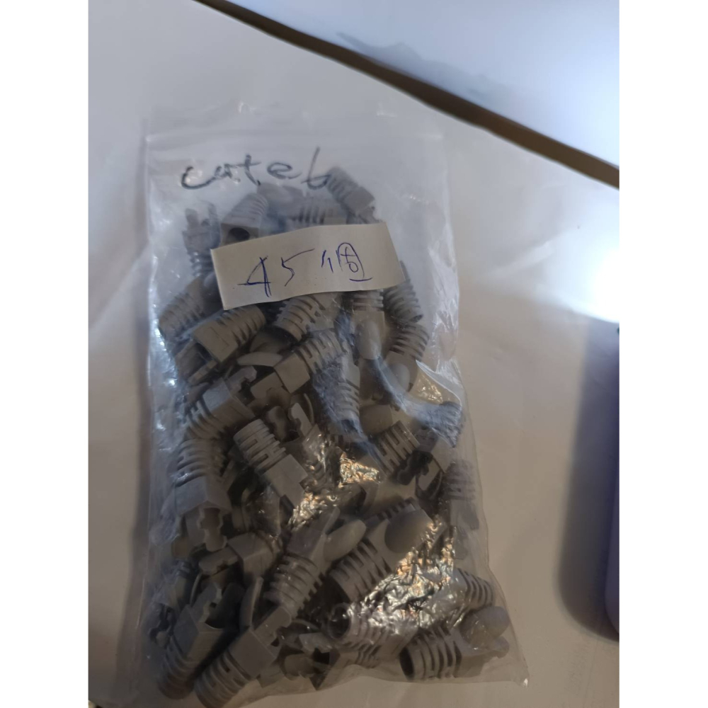 雙孔面板無門1入(不含接頭) * 3個 + Cat.6 RJ45保護套(45個)—出清-細節圖3