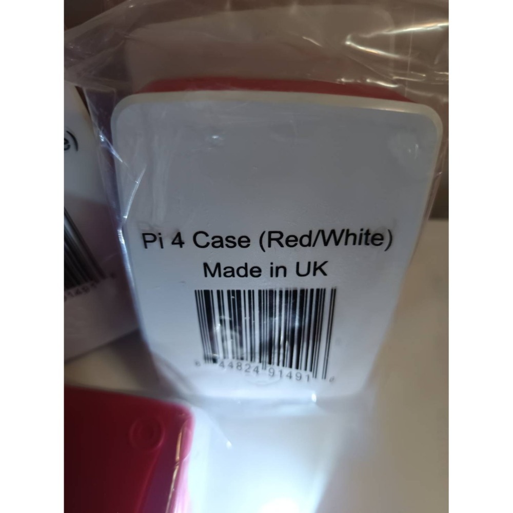 樹莓派4代B外殼 Raspberry Pi 4B Case 經典紅白色-細節圖3