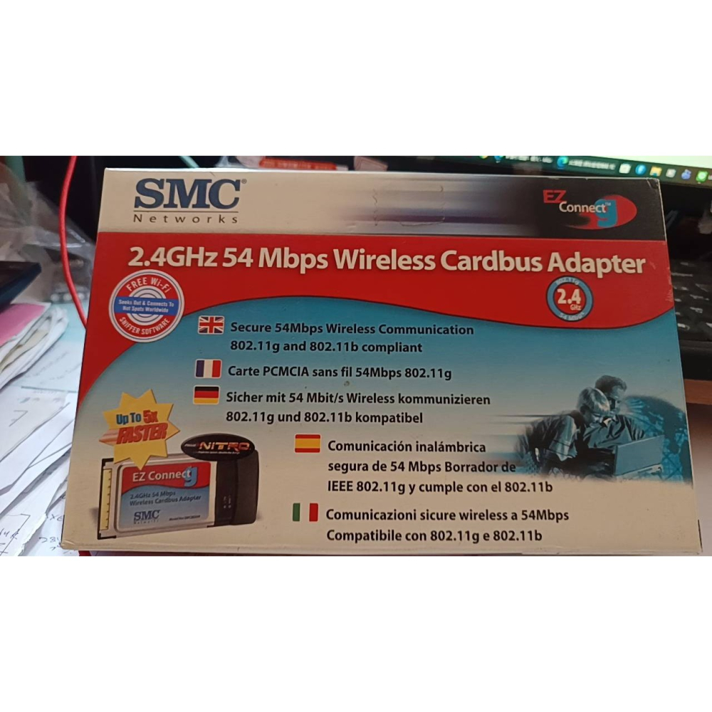 SMC SMC2835W   802.11g 54Mbps CardBus-細節圖3