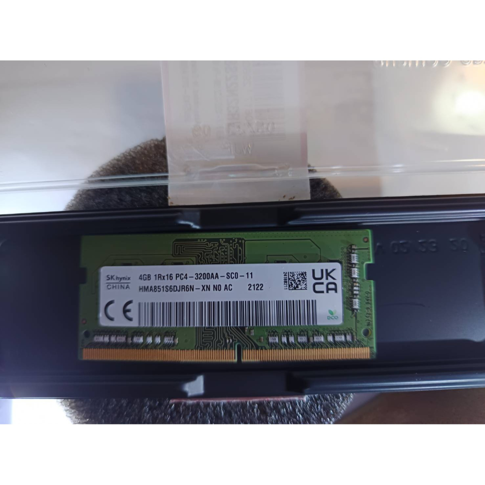 SK Hynix  4GB DDR4 3200MHz  筆記型電腦  記憶體 ( HMA851S6DJR6N -NX)-細節圖2