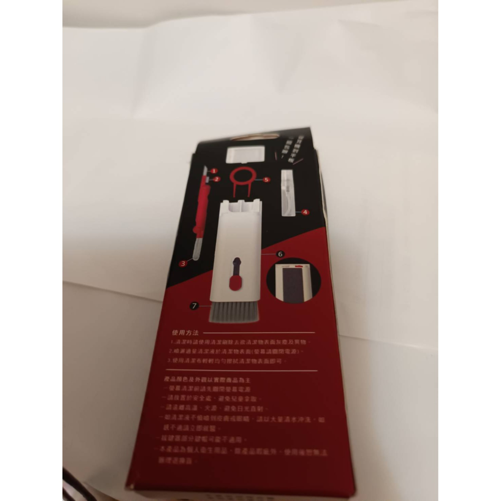 KINYO CX-076   7合一多功能清潔組 手機 平板 耳機 手錶 鍵盤 清潔組 清潔工具-細節圖2
