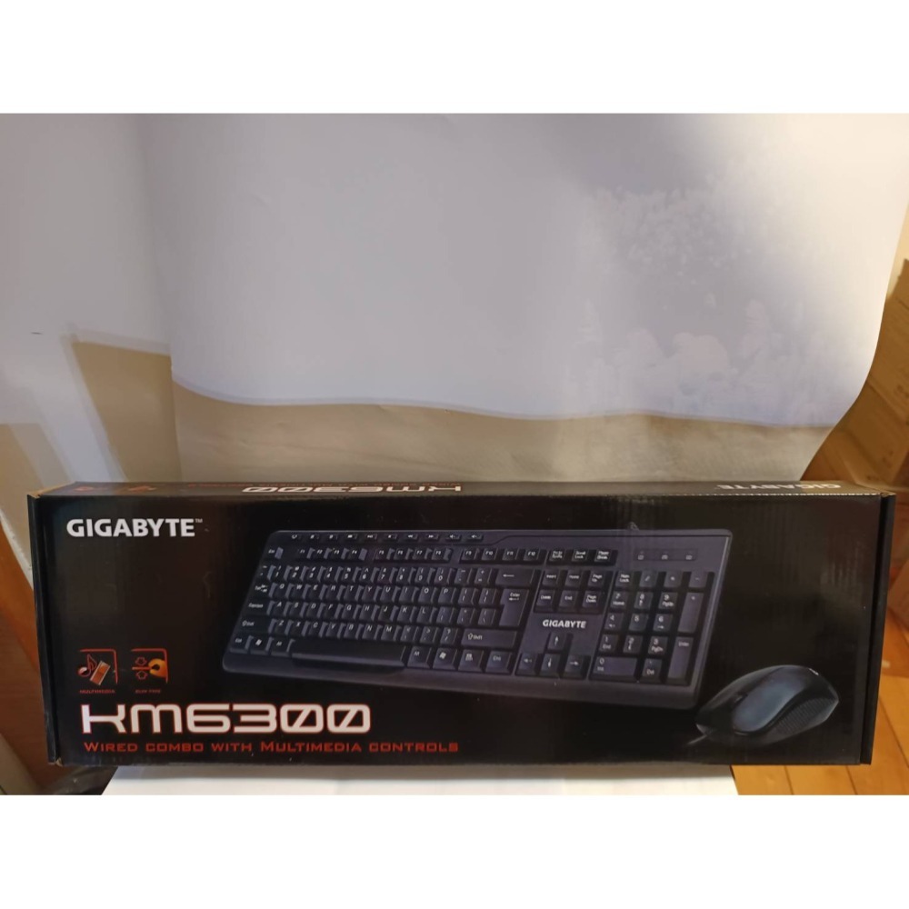 GIGABYTE 技嘉 KM6300 有線鍵鼠組-細節圖2