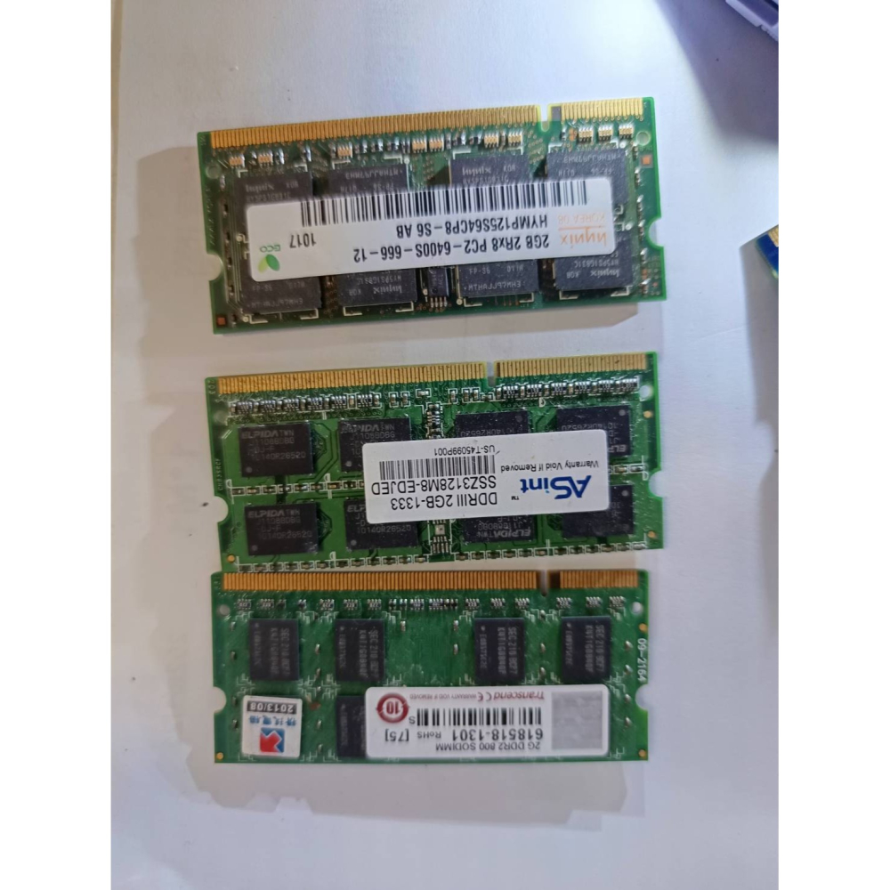 (3條 )－－－出清 －－－二手 筆電用    DDR2   2GB  記憶體-細節圖3