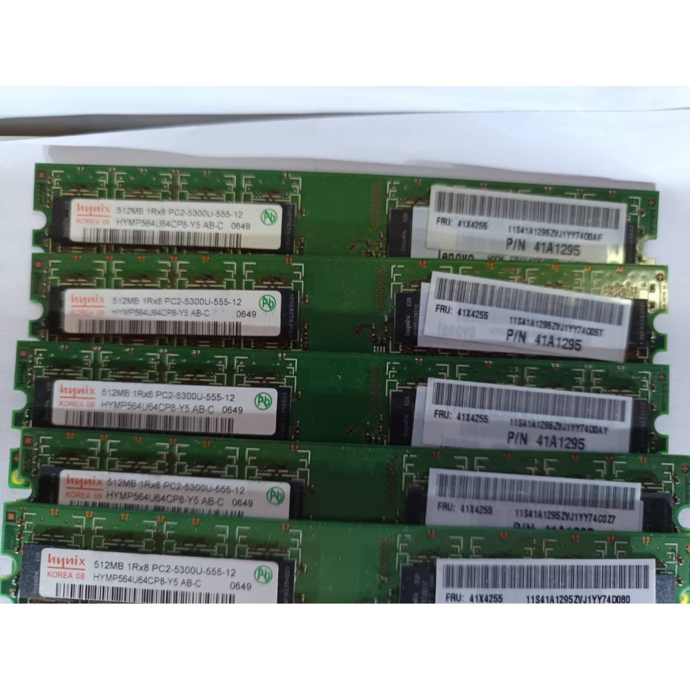 每2條出售－出貨－二手  Hynix Memory 512MB  PC2-5300（DDR2-667)-細節圖2