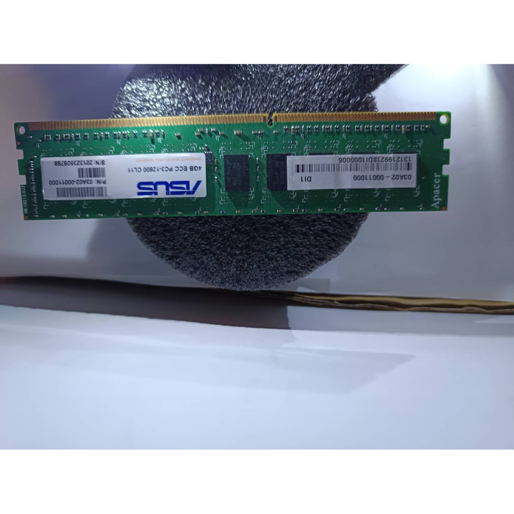 二手 ASUS 4GB DDR3 1600 ECC PC3-12800 CL11 桌上型電腦用記憶體(伺服器專用)-細節圖3