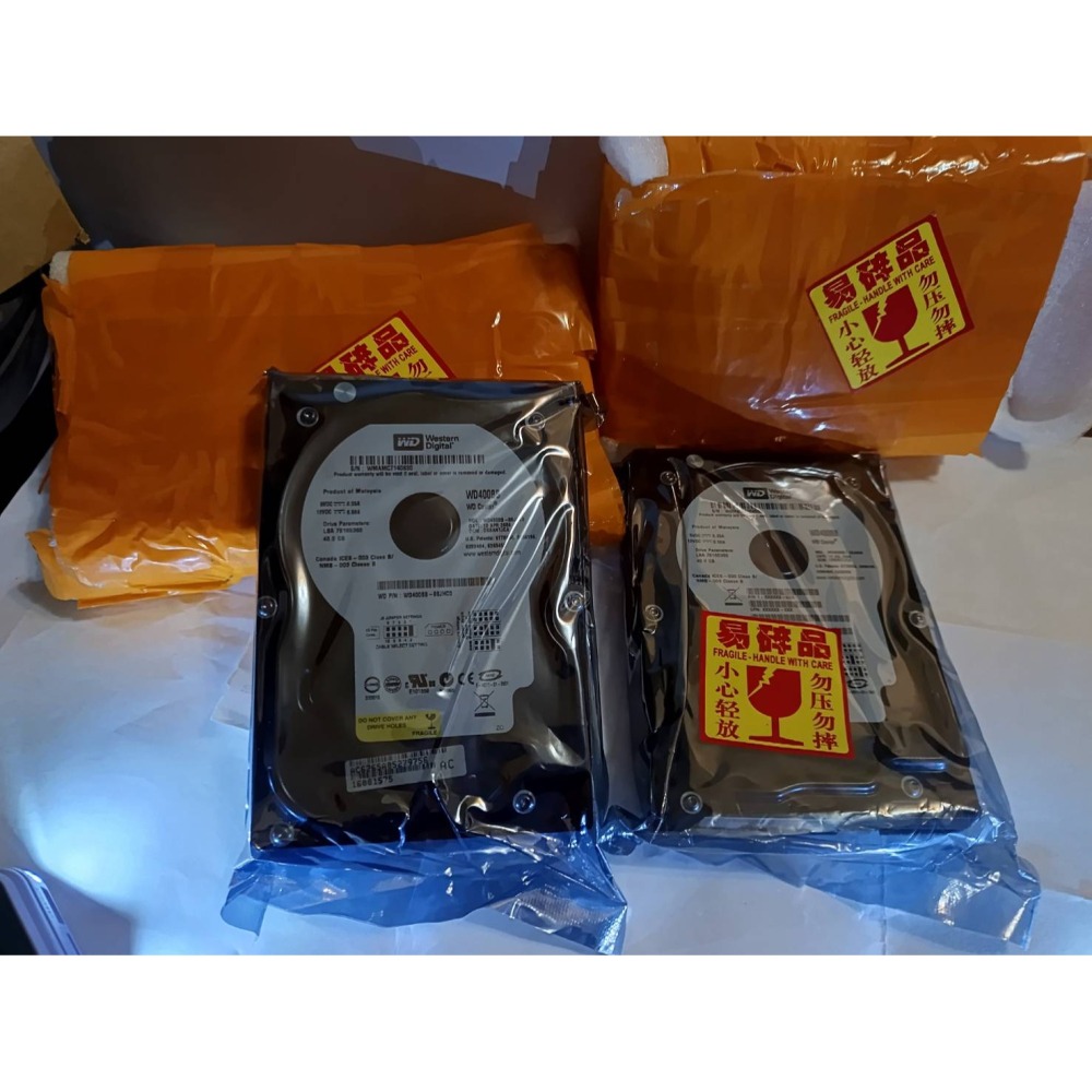 每1台出售-現貨 -庫存新品- WD  WD400BB 40GB 7.2K PATA IDE 3.5＂-細節圖3