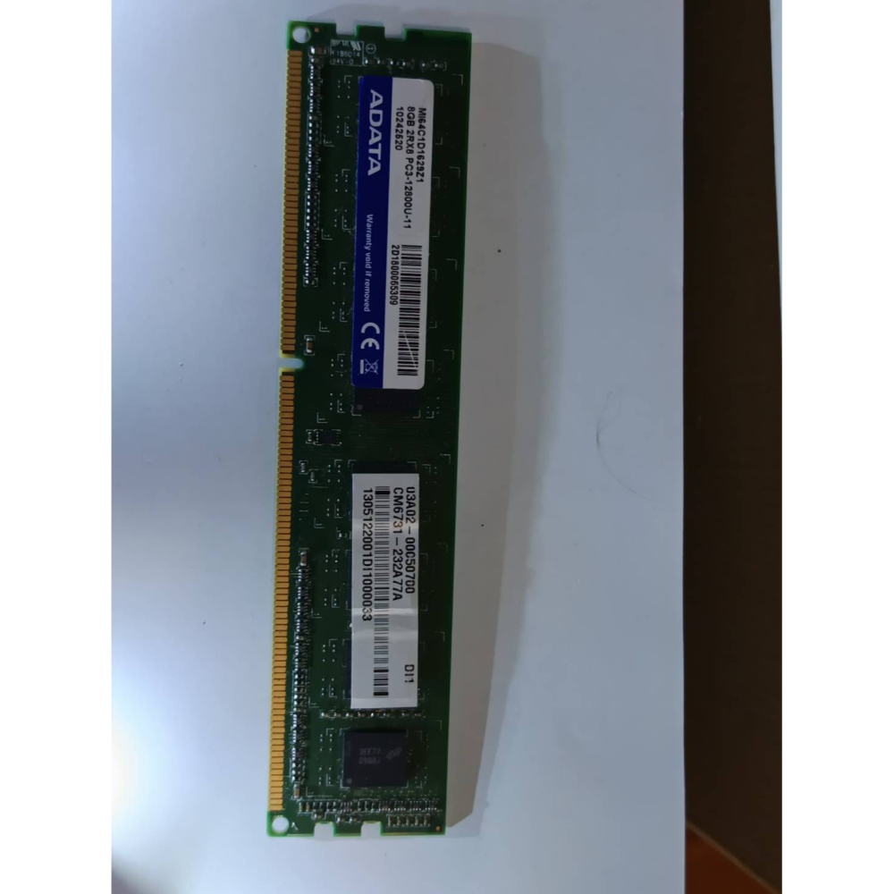 二手 威剛 Adata  8GB  2RX8 PC3L-12800U-11( DDR3 1600  8GB)-細節圖2
