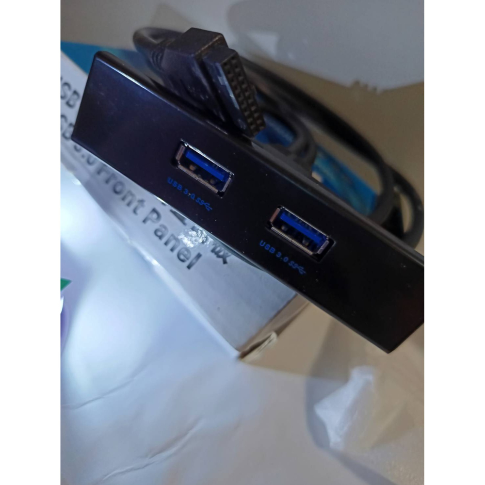 HUBUB-311-IPO  USB3.0 前置式擴充面板(2PORT) 金屬材質-細節圖2