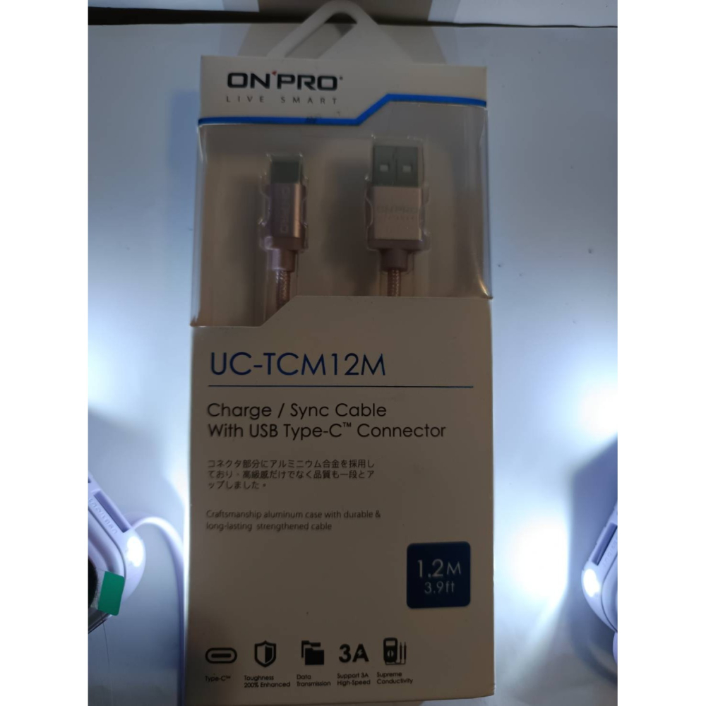 ONPRO急速充電傳輸線 UC-TCM12M-細節圖2