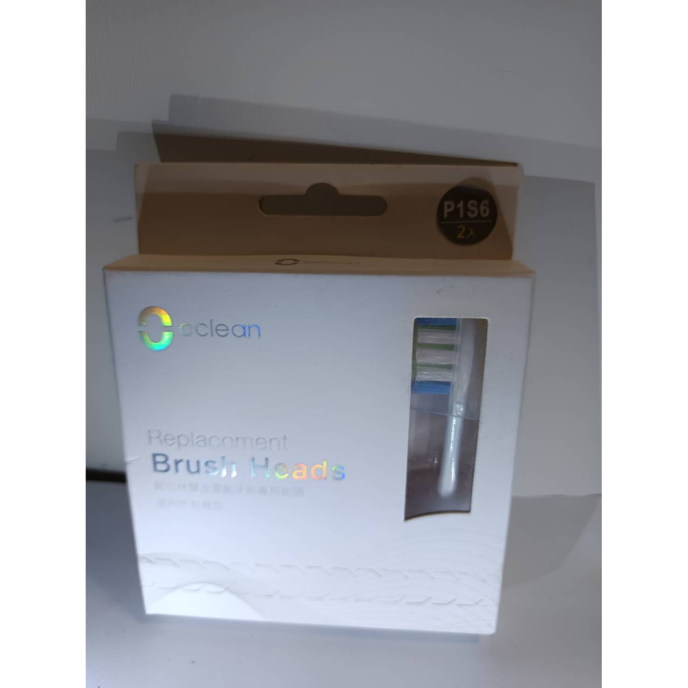 Oclean 歐可林 2入組 Air輕巧版標配刷頭-P1S6(混色/白柄)-細節圖2