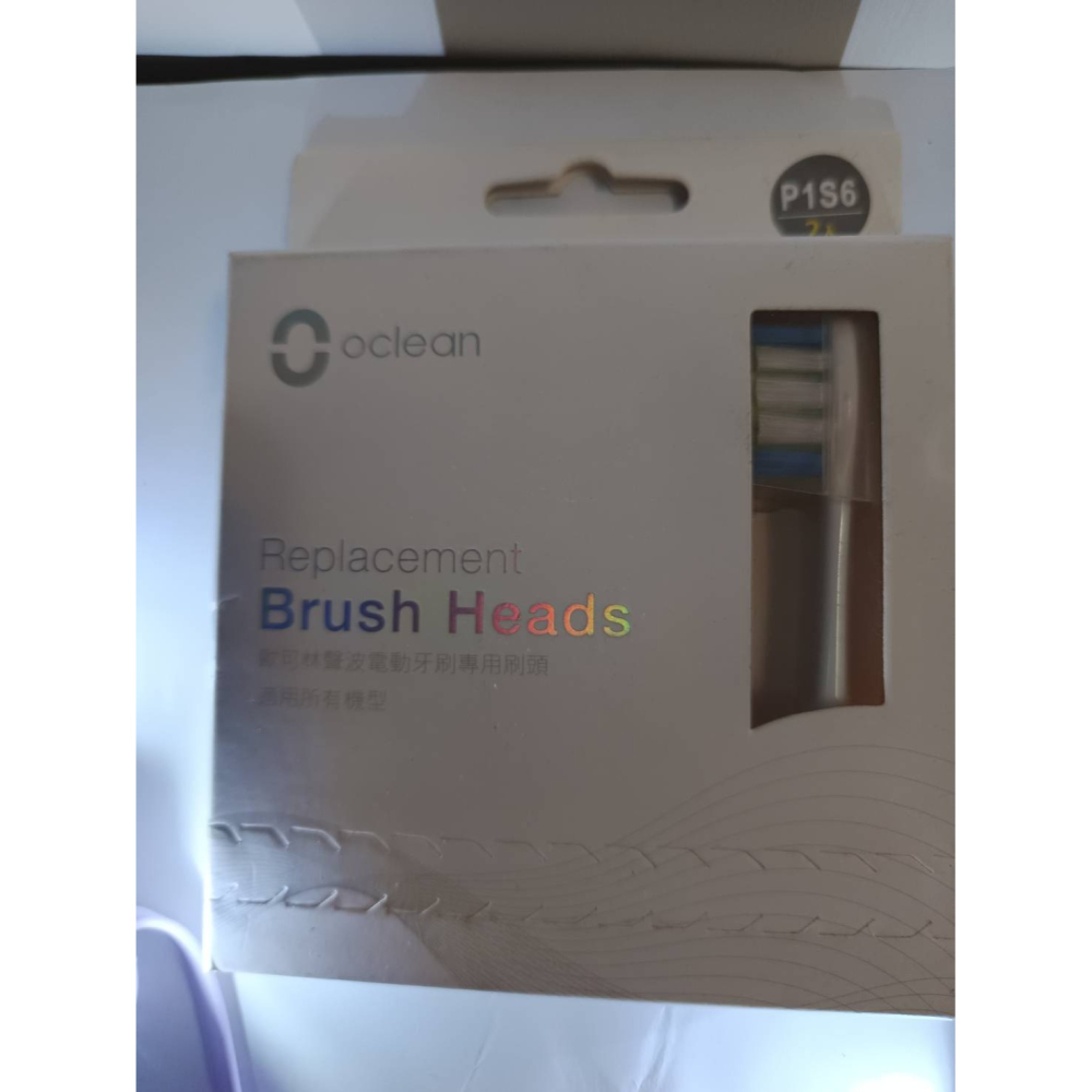 Oclean 歐可林 2入組 Air輕巧版標配刷頭-P1S6(混色/白柄)-細節圖3