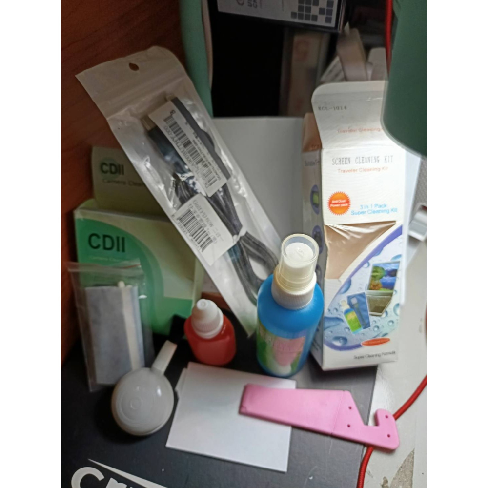相機清潔套組 + LCD SCREEN CLEANING KIT 屏幕 LCD 清潔劑  +充電線-細節圖2
