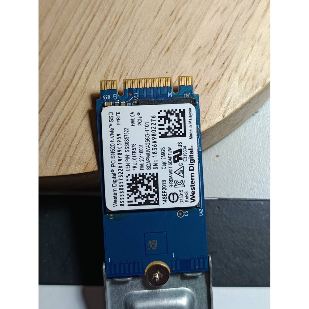 二手品 品牌/型號： Western Digital (WD) / SDAPNUW-256G-1101-細節圖3