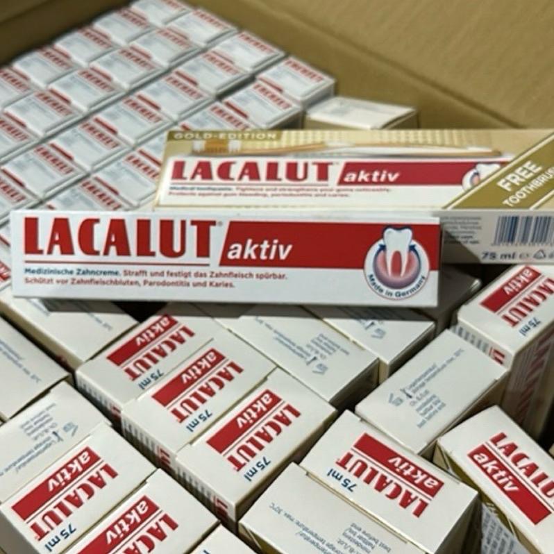 【FHICS】現貨 德國進口 樂固特 Lacalut AKTIV 強化護齦牙膏 牙醫師推薦 護齦柔白75ml-細節圖3