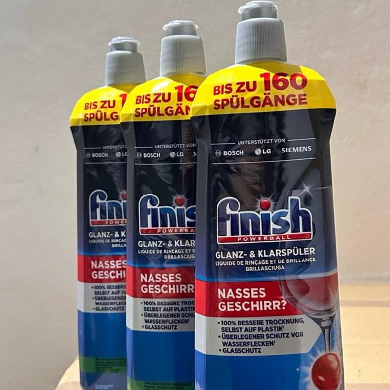 【FHICS】現貨馬上出 德國finish 光潔劑 800ml 洗碗錠 洗碗粉 軟化鹽 洗碗機清潔劑 潤乾劑 環保無味-細節圖2