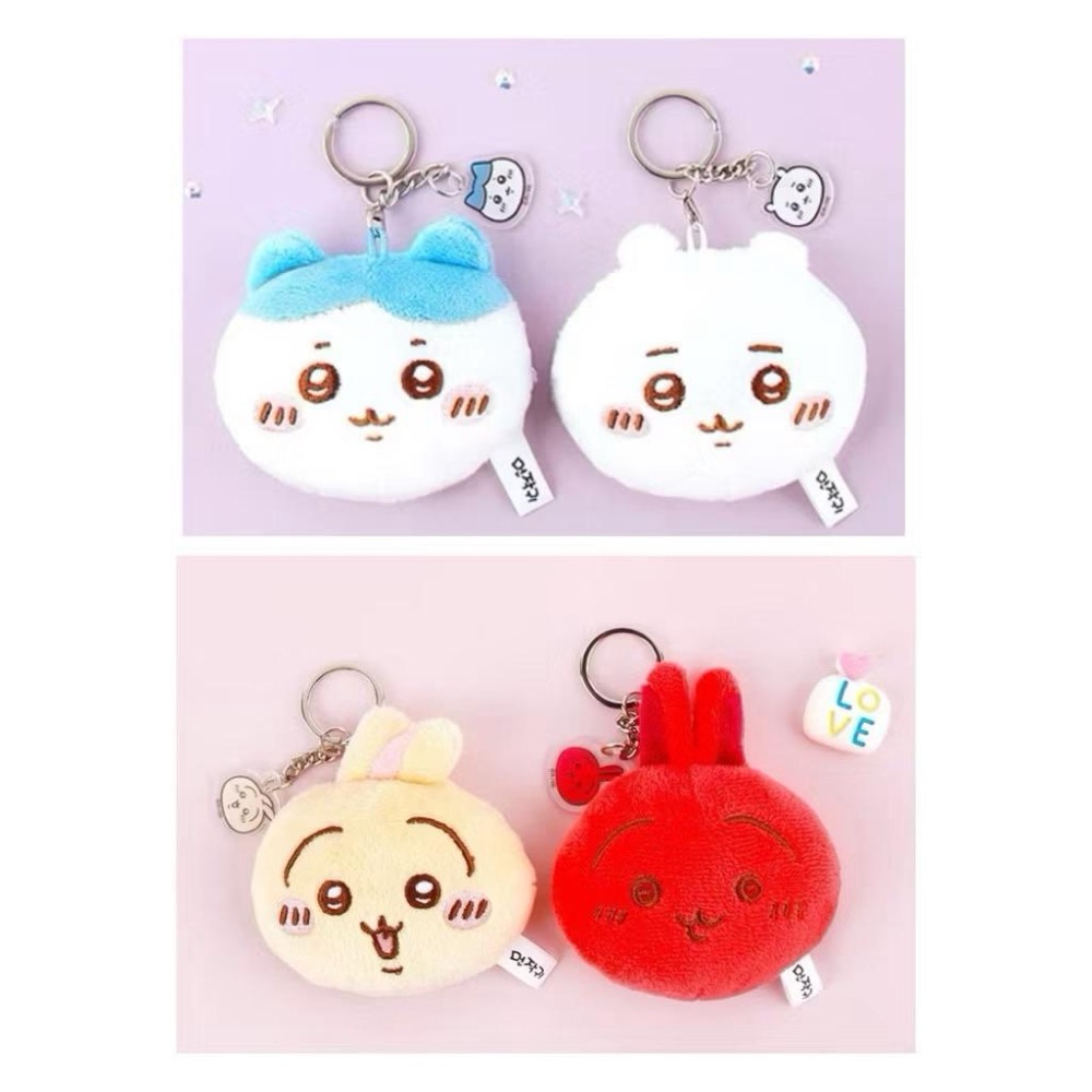 現貨 新品 韓國chiikawa 吉伊卡哇 鏡子 隨身鏡 包包吊飾 鑰匙圈 娃娃吊飾 小可愛 小八 烏薩奇-細節圖2