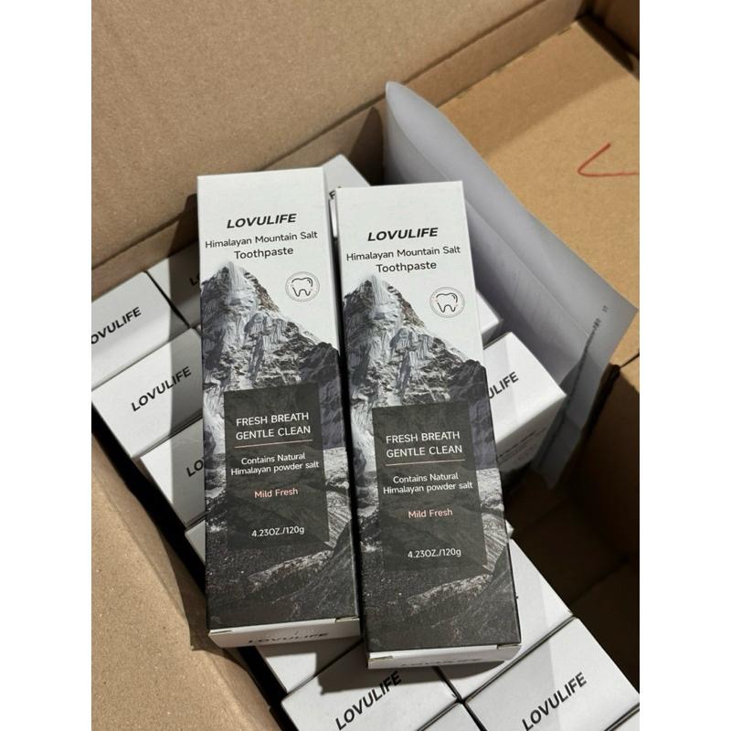 【FHICS】 韓國LOVULIFE喜馬拉雅山鹽薄荷牙膏120g齒垢分解 去牙結石淨齒牙膏 牙結石牙膏 牙膏 韓國牙膏-細節圖2