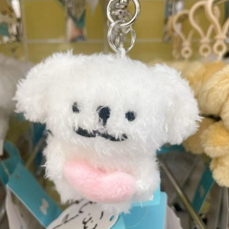 【FHICS】現貨 韓國Maltese 小狗 新款吊飾 畢業送禮 閨蜜 鑰匙圈 掛飾 造形吊飾 狗狗吊飾 馬爾濟斯 小狗-細節圖2