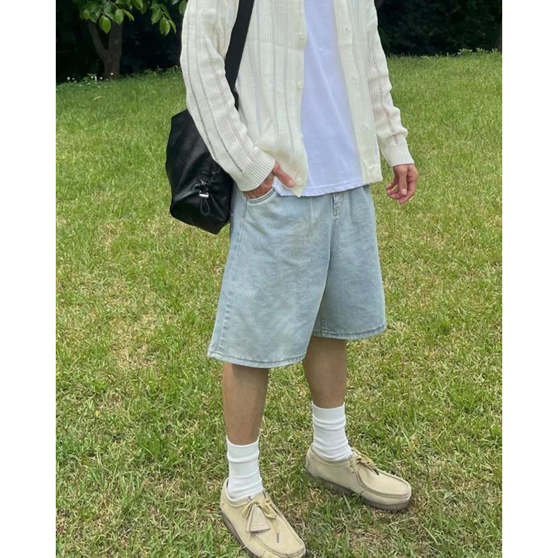 【FHICS】現貨 正韓服飾25s春夏款 🔥牛仔短褲 牛仔褲 夏季短褲 y2k-細節圖2