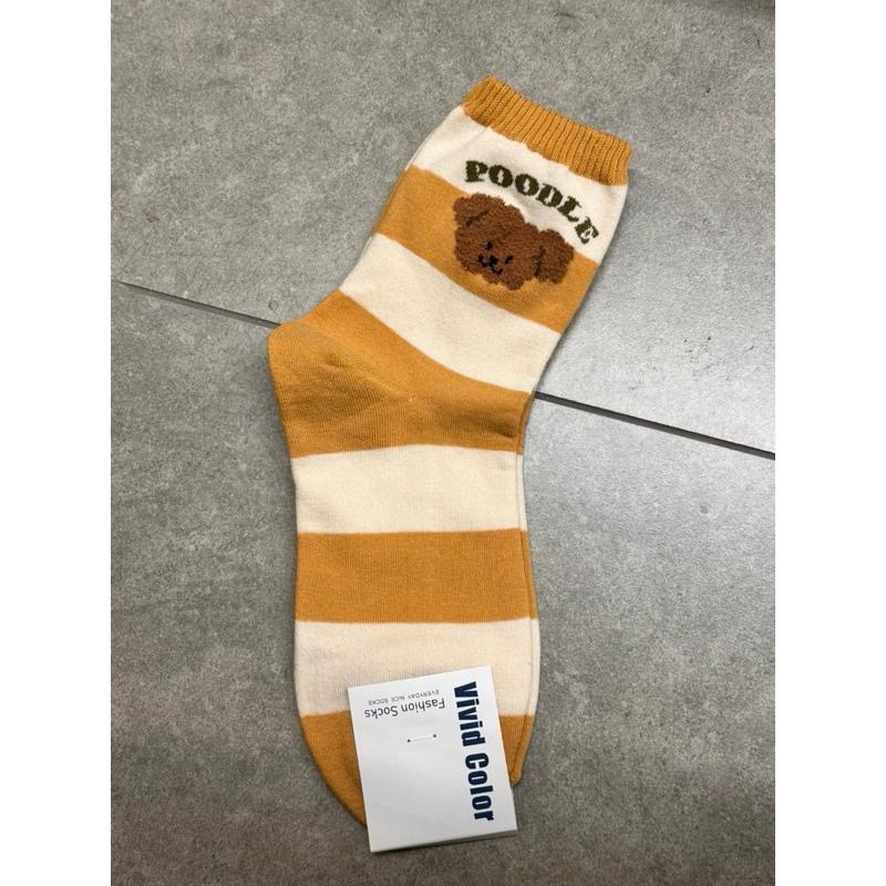 【FHICS】正韓襪子 台灣現貨 可愛 女襪 短襪 長襪 中長襪 可愛風 狗狗圖案 畫畫圖案 美式風 韓系風-細節圖4