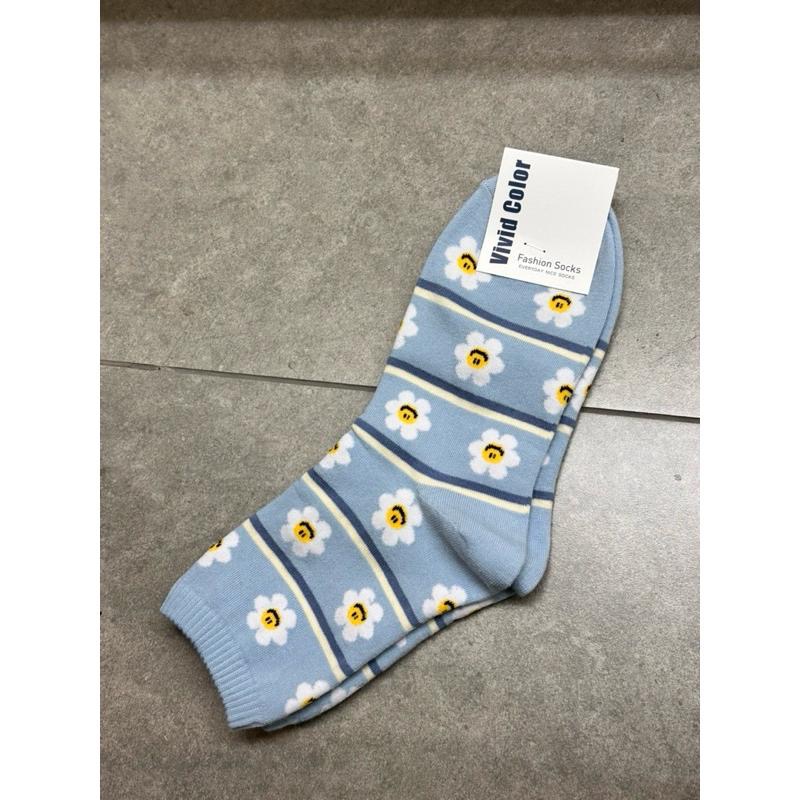 【FHICS】正韓襪子 台灣現貨 可愛 女襪 短襪 長襪 中長襪 可愛風 狗狗圖案 畫畫圖案 美式風 韓系風-細節圖7