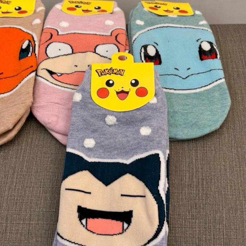 【FHICS】正韓貨 短襪 寶可夢 皮卡丘 卡比獸 小火龍 傑尼龜 旻欣 精靈寶可夢 襪子 男女襪 可愛襪 送禮自用-細節圖3