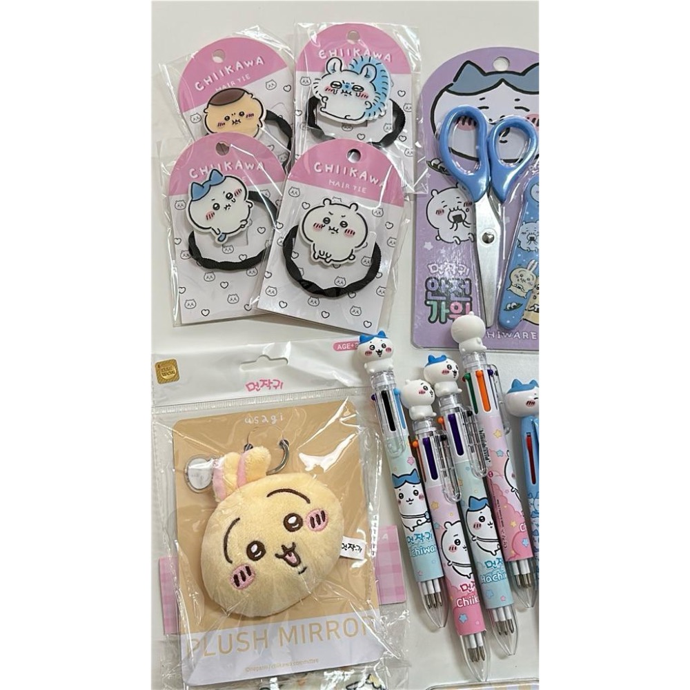 【FHICS】正版 韓國 CHIIKAWA吉伊卡哇 髮圈髮束 可愛必備 小物 髮束 綁頭髮 小女孩 女生 必備-細節圖5