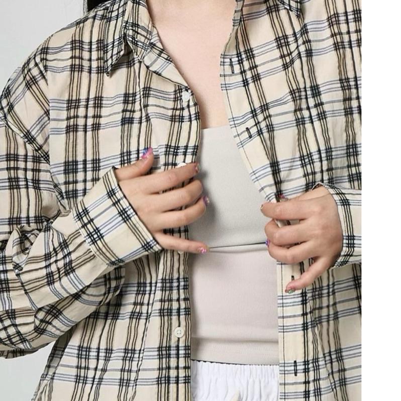 【FHICS】現貨 正韓服飾25s春夏款 🔥 薄外套長袖襯衫 現貨 韓系 流行 襯衫 百搭-細節圖2