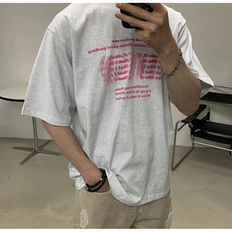 【FHICS】現貨 正韓服飾25s春夏款 短袖字體設計款  韓系 簡約 質感 短袖 短袖T恤 男女都適合 穿搭-細節圖6