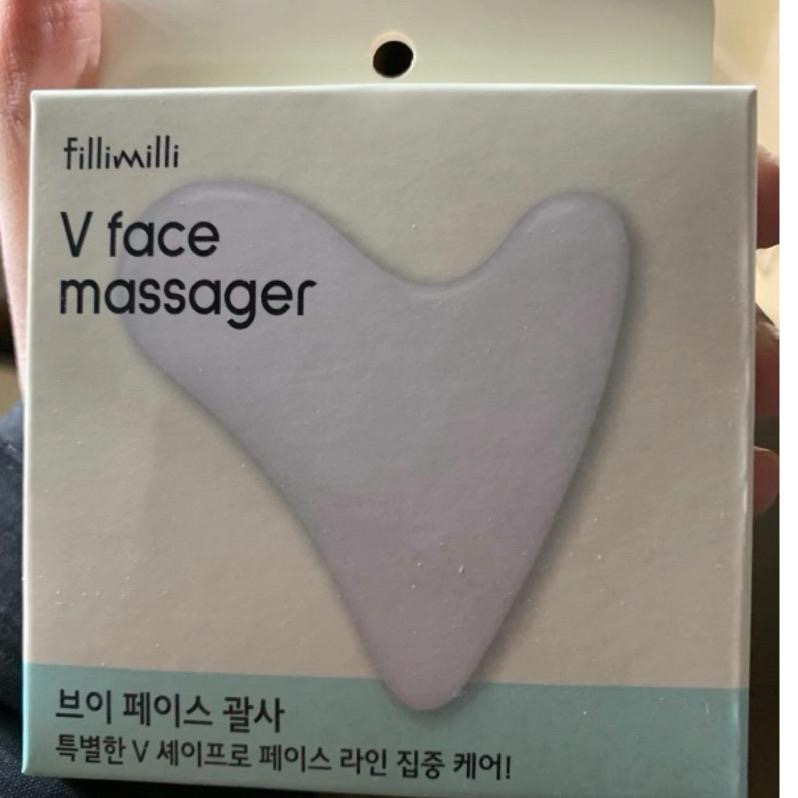 【FHICS】 現貨 韓國 fillimilli 臉部Ｖ臉刮痧板 韓國刮痧棒 臉部刮痧 刮痧板 正貨 刮痧 臉部按摩-細節圖2