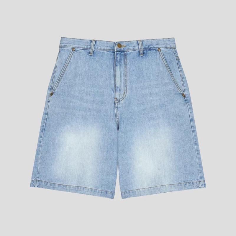 【FHICS】現貨 正韓服飾25s款 🔥 牛仔短褲 短褲 寬褲 質感穿搭 穿搭必備款 韓國熱銷款 中性款-細節圖2