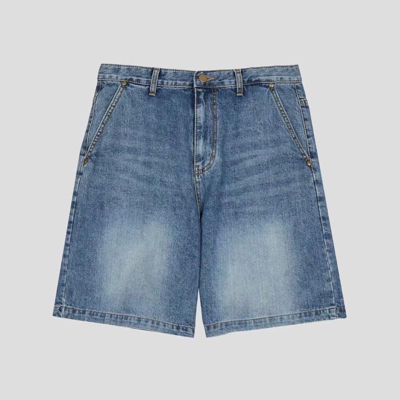 【FHICS】現貨 正韓服飾25s款 🔥 牛仔短褲 短褲 寬褲 質感穿搭 穿搭必備款 韓國熱銷款 中性款-細節圖3