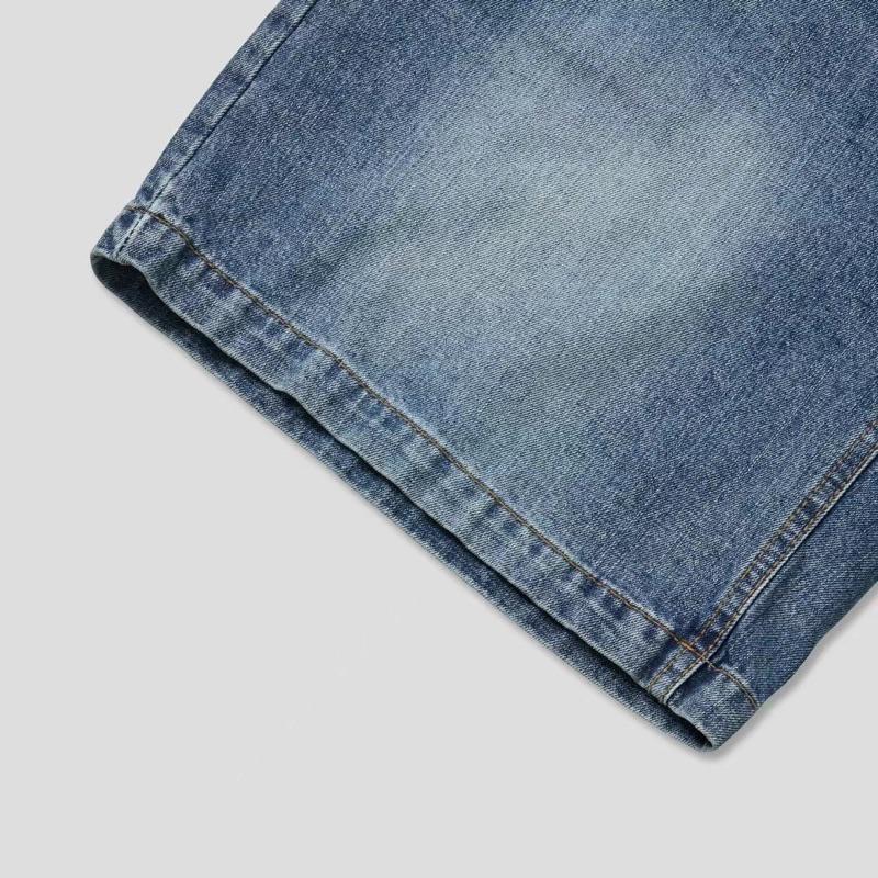 【FHICS】現貨 正韓服飾25s款 🔥 牛仔短褲 短褲 寬褲 質感穿搭 穿搭必備款 韓國熱銷款 中性款-細節圖6