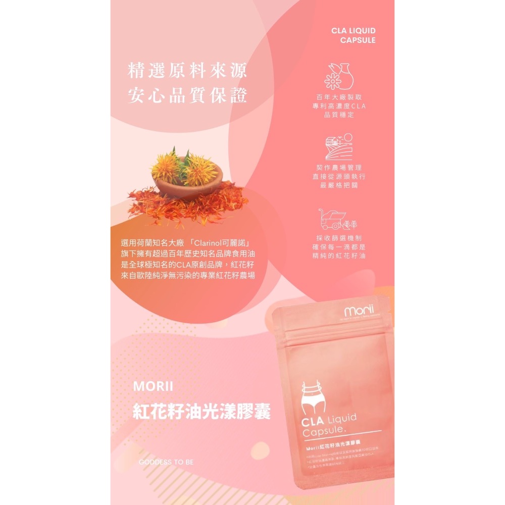 現貨免運🚗CLA紅花籽油光漾膠囊｜搭配果醬神助攻-細節圖5