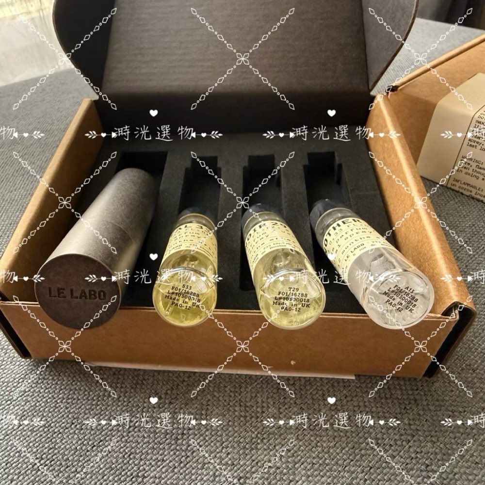 代購 現貨 限量Le Labo 旅行香水三件組10ml×3 檀香33黑茶29別樣13 金屬隨身管Travel Tube-細節圖6