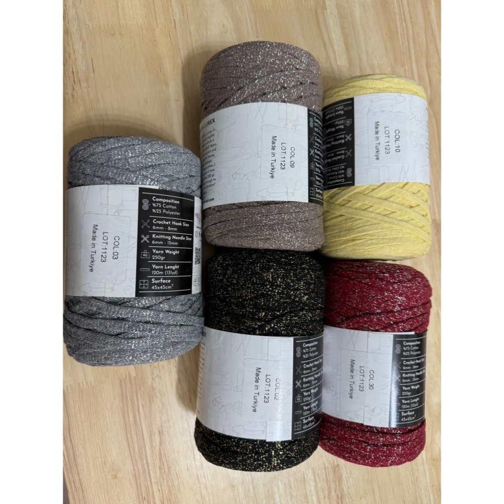 土耳其ReTwisst Ribbon Lurex 毛線-細節圖3