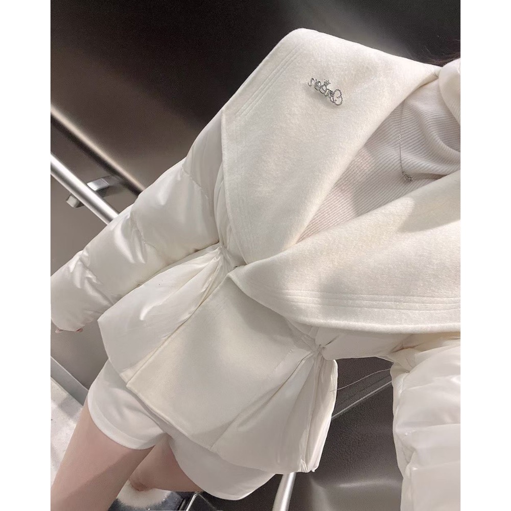 正韓商品預購✨大翻領羽絨外-細節圖5