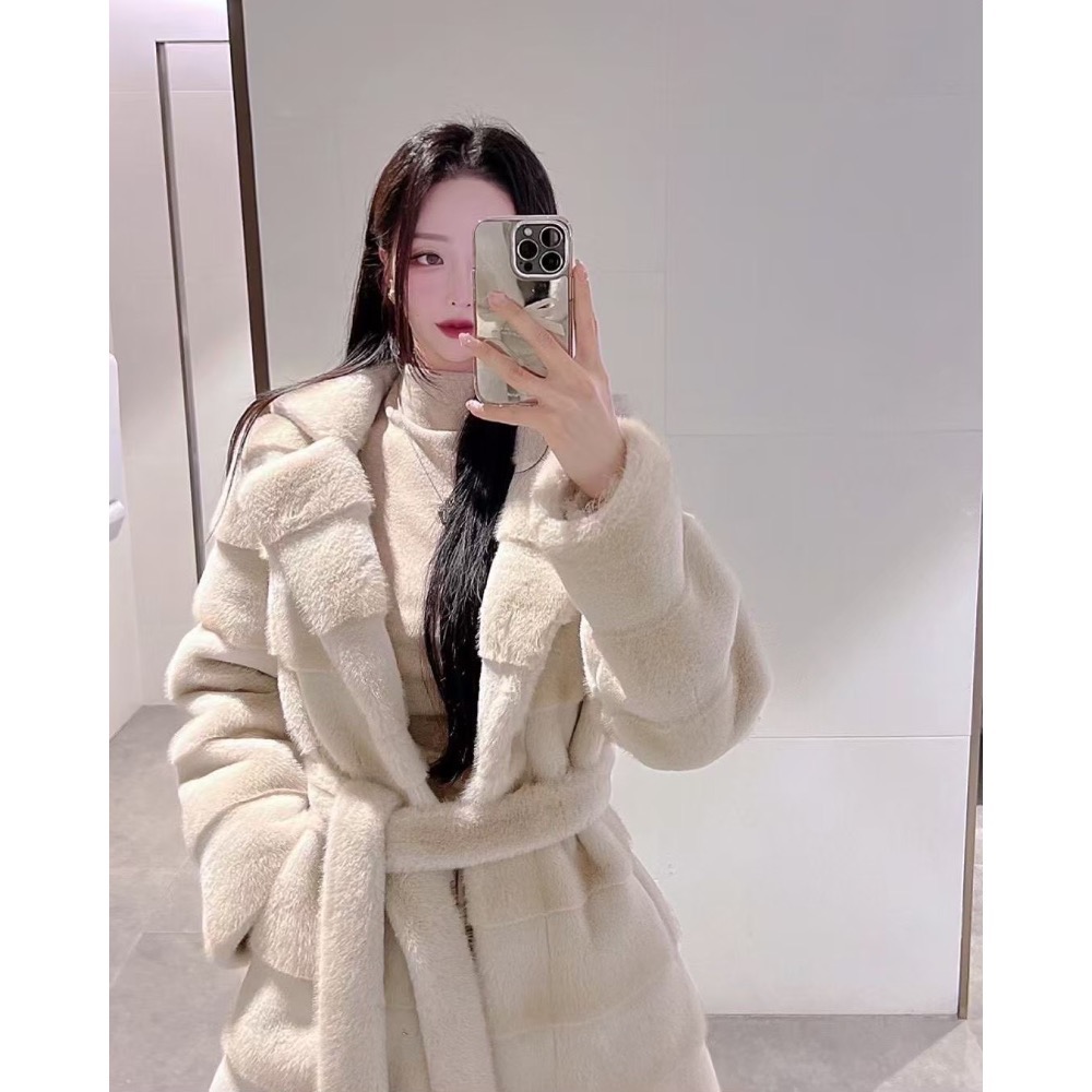 正韓國✨毛茸茸的性感大衣🧥-細節圖3